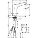 Hansgrohe Focus E2 Змішувач для раковини, електронний, (31171000)