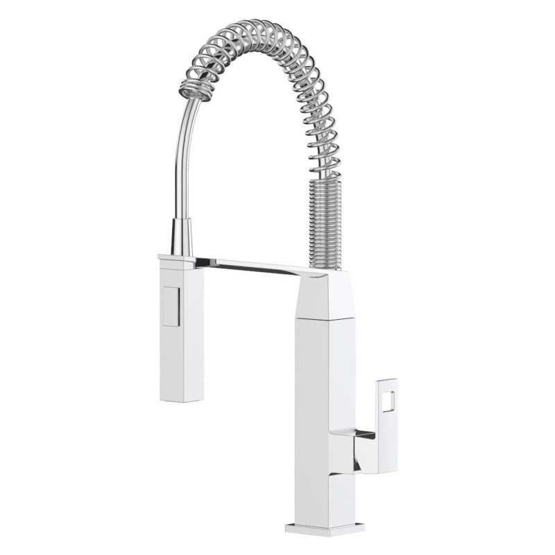 Grohe Змішувач для кухні Eurocube з гнучким виливом (31395000)