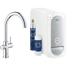 Grohe Змішувач для мийки Blue Home з функцією очищення води (31455001)