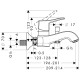 Hansgrohe Змішувач для ванни Metris Classic (31478000)
