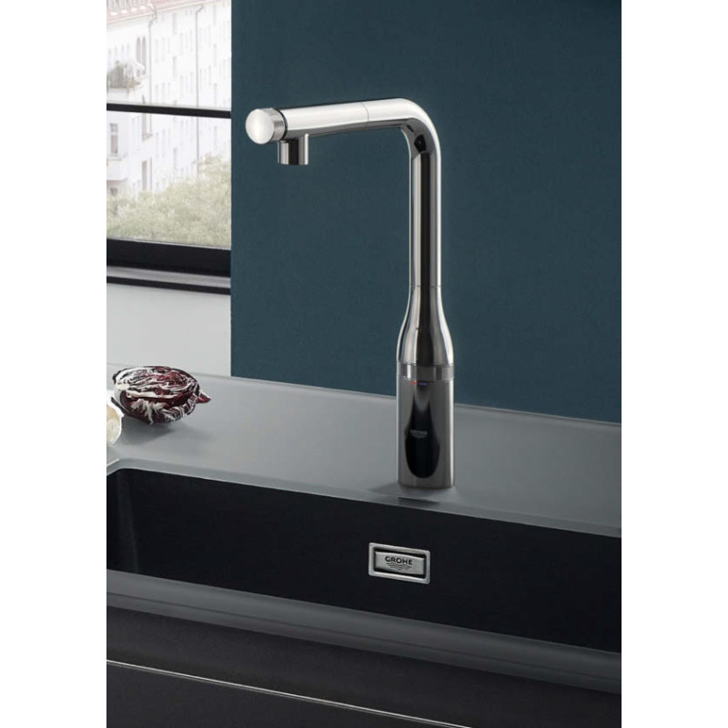 Grohe Змішувач для кухні Essence сенсорний нажимний (31615000)
