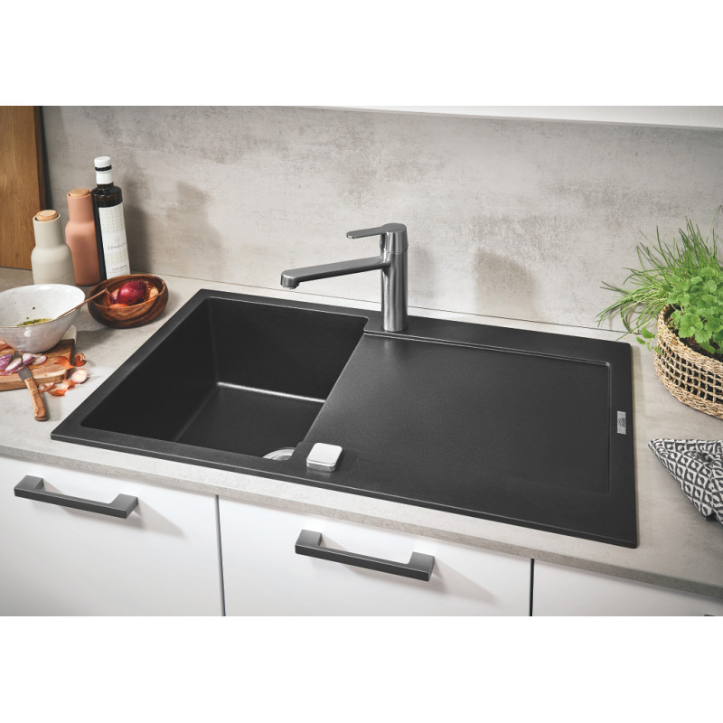 Grohe Мийка для кухні 860 х 500 мм, Granite Black (31644AP0)