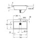Grohe Мийка для кухні 780 x 510 мм, Granite Grey (31652AT0)