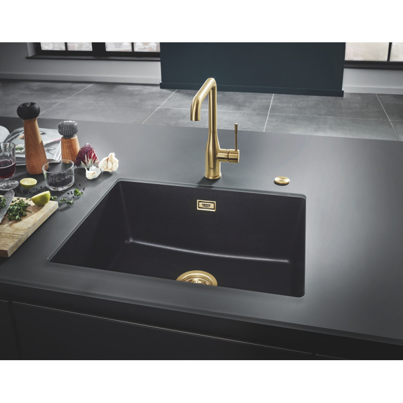Grohe Мийка для кухні 610 x 457 мм, Granite Black (31655AP0)