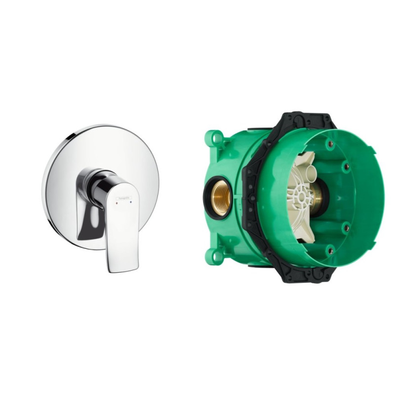 Hansgrohe Metris Смеситель для душа,СМ +IBOX universal скрытая часть для смесителя, (31685000+01800180)