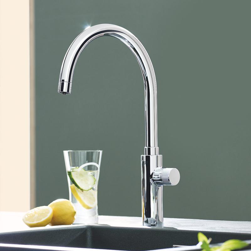 Grohe Змішувач для кухні Blue Pure Mono, хром (31724000)
