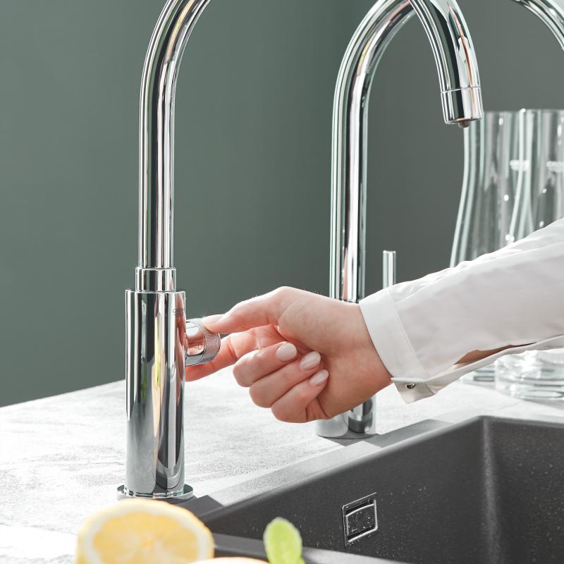 Grohe Змішувач для кухні Blue Pure Mono, хром (31724000)