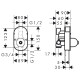 Hansgrohe Focus S - прихована частина змішувача для 31746000 31741180, (31741180)