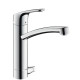 Hansgrohe Focus E2 Змішувач для кухні, одноважiльний з запірним вентилем до посудомийній машині, (31803000)