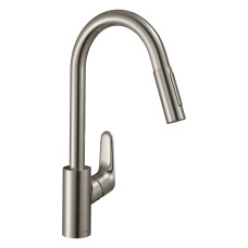 Hansgrohe Змішувач для кухні Focus M41 із душовою лійкою сатін