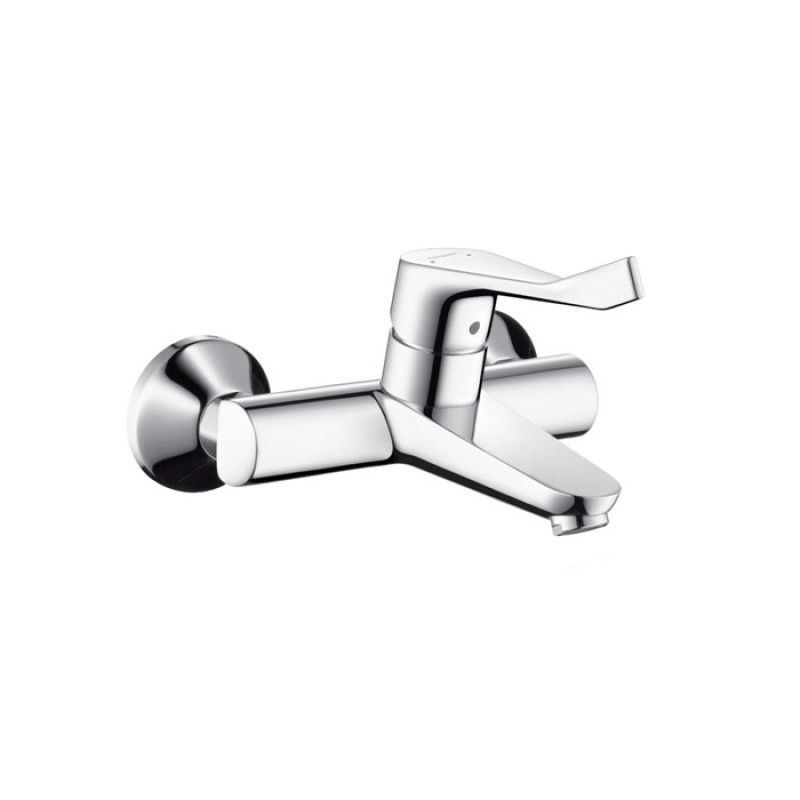 Hansgrohe Focus Care Змішувач для раковини, одноважільний, з довгою ручкою, монтаж зі стіни, хром, (31913000)