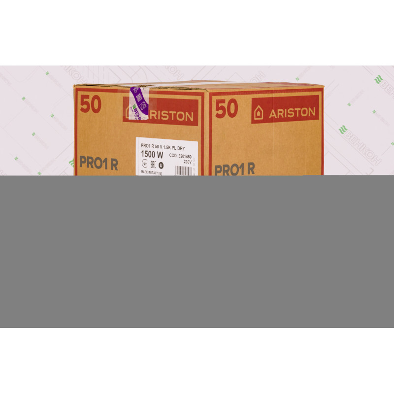 ARISTON Бойлер 50 л. PRO1 R 50V 1,5K PL DRY
