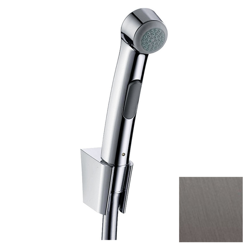 Hansgrohe Гігієнічний душ, зi шлангом 1,25 м та тримачем, ½’, шлiфований чорний хром, (32129340)