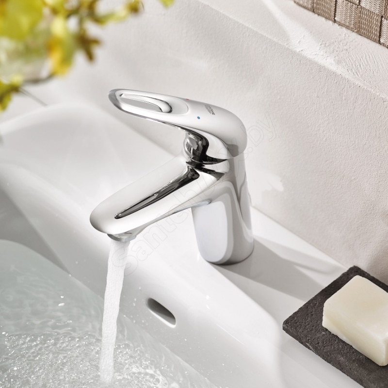Grohe Eurostyle Змішувачдля раковини одноважільнийDN 15, S-Size, хром, (32468003)