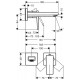 Hansgrohe Змішувач одноважільний для раковини Metropol 165 (32525000)