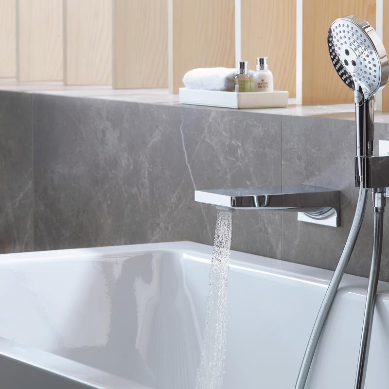 Hansgrohe Metropol Вилив на ванну, виступ 167,5мм, настiнний монтаж, хром, (32542000)