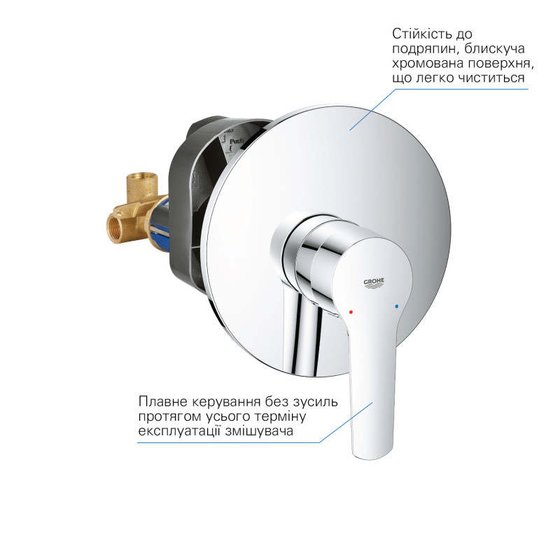 Grohe QuickFix Start Одноважільний змішувач для душу (32590002)