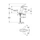 Grohe Змішувач для раковини Euroeco (32765000)