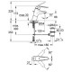Grohe Змішувач раковини Euroeco Special, хром (32766000)