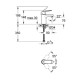 Grohe EUROSMART Cosmo змішувач для раковини, (32824000)