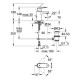 Grohe EUROSMART Cosmo-змішувач на умивальник 32825000, (32825000)