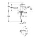 Grohe Eurosmart Cosmopolitan Змішувач для раковини, одноважільний, хром, (3282700E)