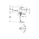 Grohe Eurosmart Cosmopolitan Змішувач для біде, одноважiльний, (32840000)