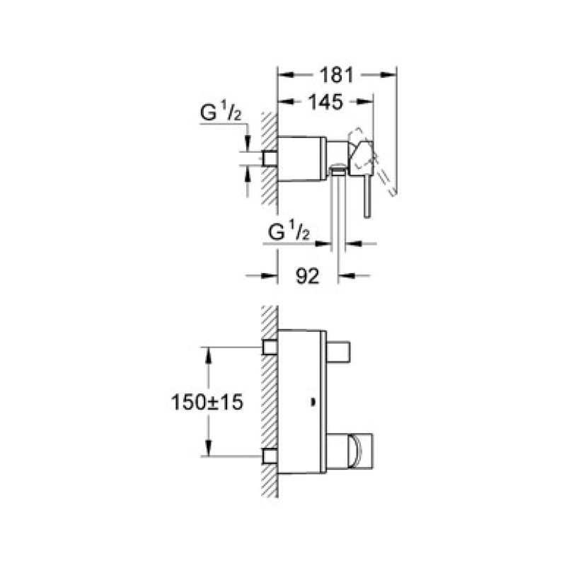 Grohe Змішувач для душу Allure (32846000)