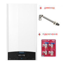 ARISTON Комплект: конденсаційний котел GENUS ONE+ WIFI 35 (3301779) +димохід +комплект підключення