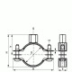 Walraven Хомут без вкладыша 2S M8/10 D 20-24 мм 33035024