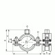 Walraven Хомут для высоких нагрузок с вкладышем BIS EPDM HD1501 M8/10, 15-19 мм 33138019