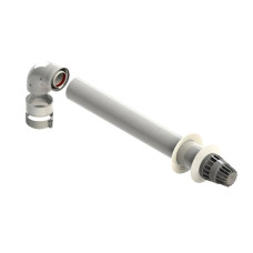 ARISTON Комплект коаксіального димоходу 60/100 - 1000 для проходу крізь стіну (для конденс. котлів)