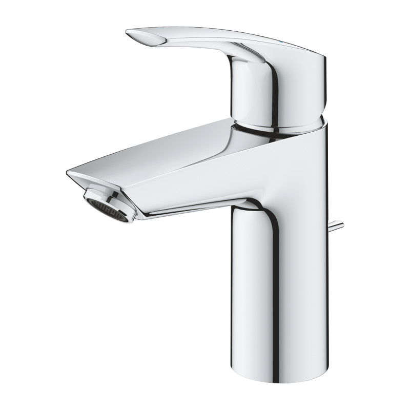 Grohe Змішувач для умивальника Eurosmart New з донним клапаном, хром (33265003)