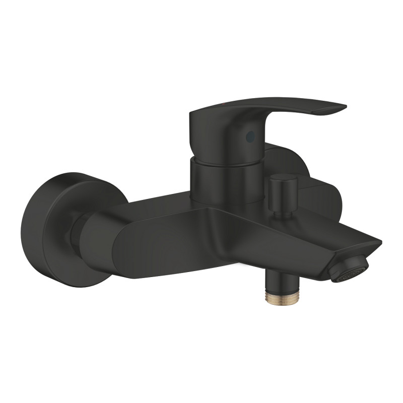 Grohe EUROSMART NEW смеситель для ванны однорычажный, цвет черный матовый, (333002433)