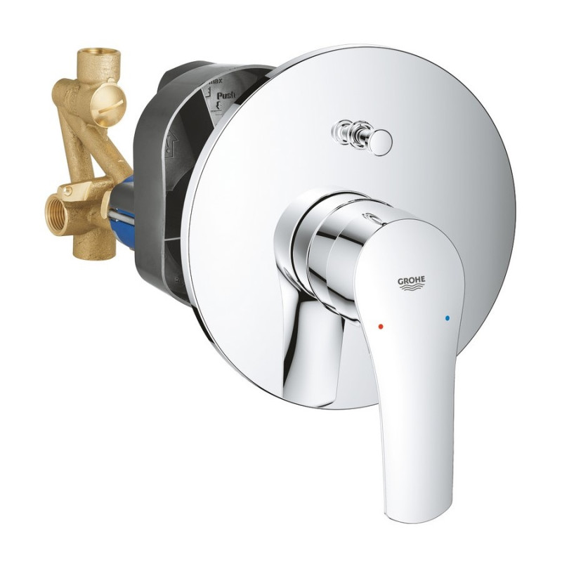 Grohe Змішувач для ванни Eurosmart New з комплектом прихованого монтажу, хром (33305003)