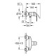 Grohe EUROSMART New смеситель для душа, однорычажный, (33555002)