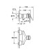 Grohe EUROPLUS-Смеситель33577000в душевую кабину, (33577000)