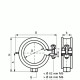 Walraven Хомут с резиновым вкладышем BIS KSB1 epdm M8 D 59-62 мм 3363062