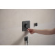 Hansgrohe ECOSTAT COMFORT Q термостат для 2х споживачів, ПМ, шліфованний чорний хром, (33713340)