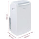 Кондиціонер мобільний Ariston Mobis Plus 10 20м2 on/off 10000BTU 3.1кВт A/- R290 білий (3381428)