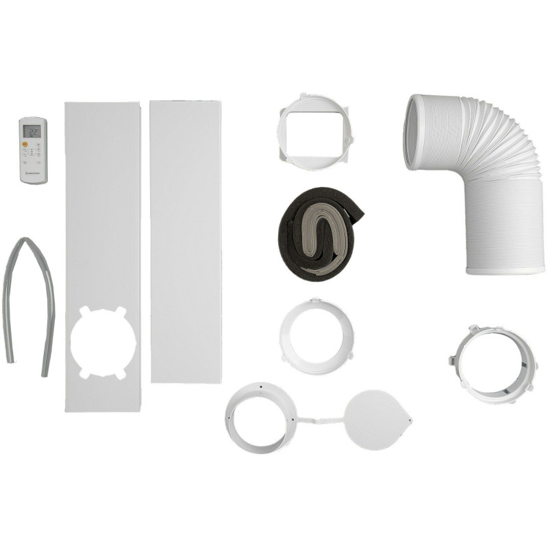 Кондиціонер мобільний Ariston Mobis 9 18м2 on/off 9000BTU 2.6кВт A/- R290 білий (3381429)