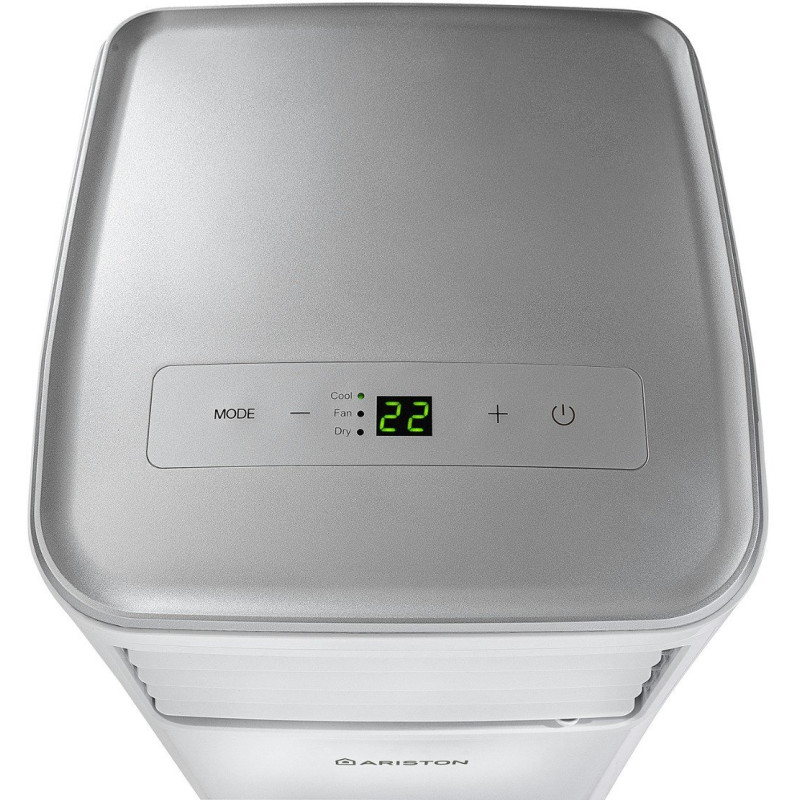 Кондиціонер мобільний Ariston Mobis 9 18м2 on/off 9000BTU 2.6кВт A/- R290 білий (3381429)