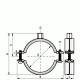 Walraven Хомуты с вкладышем KSB2 M8/10 D 31-35 мм 3396035