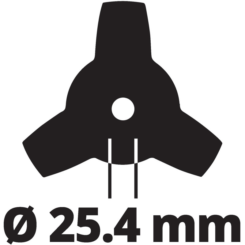 Einhell Ніж для мотокоси 225-3-25,4 мм (3404996)
