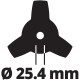 Einhell Ніж для мотокоси 225-3-25,4 мм (3404996)