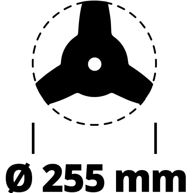 Einhell Ніж для мотокоси 225-3-25,4 мм (3404996)