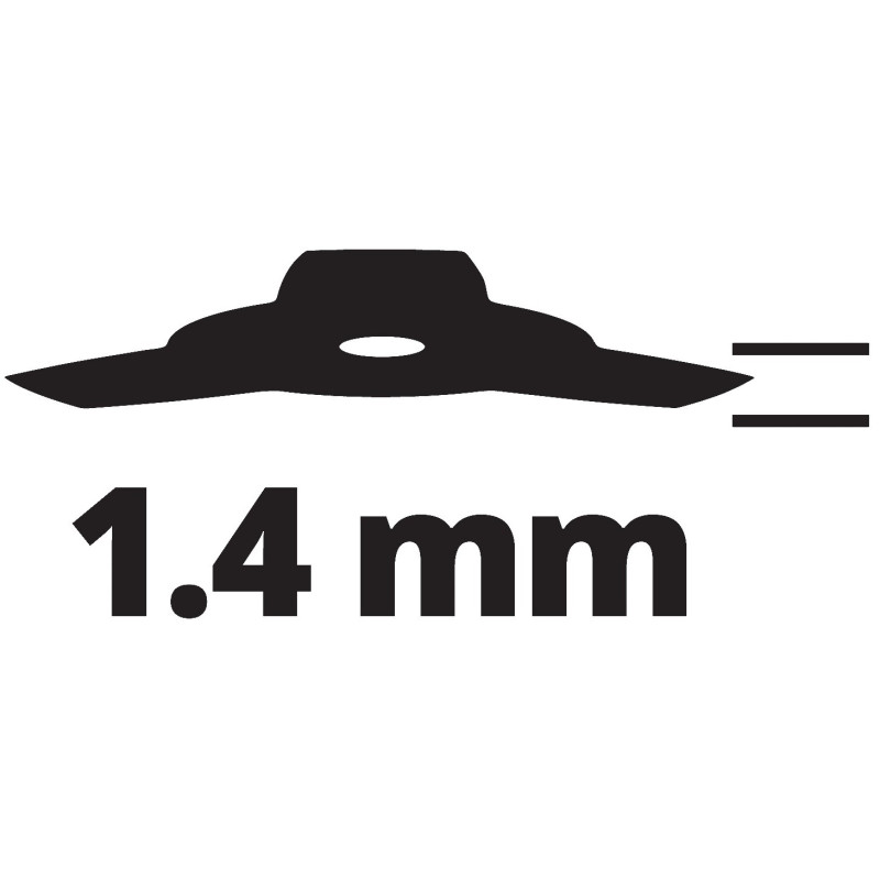 Einhell Ніж для мотокоси 225-3-25,4 мм (3404996)