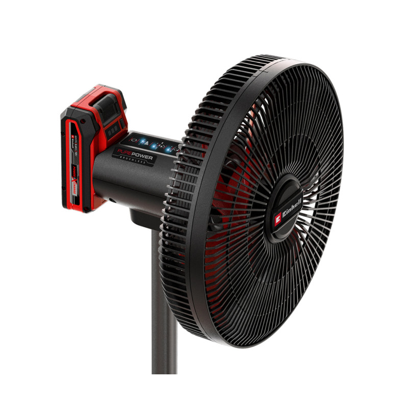 Вентилятор акумуляторний Einhell GC-CF 18/320 Li - Solo, PXC, 18В, підлоговий, D320мм, 15км/год, 3 режими, таймер, 3.4кг без АКБ і ЗП (3408071)