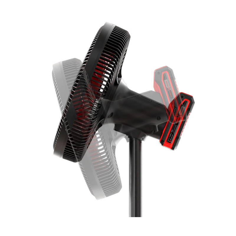 Вентилятор акумуляторний Einhell GC-CF 18/320 Li - Solo, PXC, 18В, підлоговий, D320мм, 15км/год, 3 режими, таймер, 3.4кг без АКБ і ЗП (3408071)
