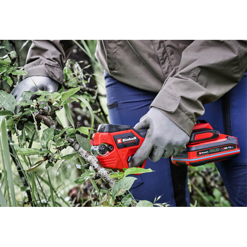 Einhell Секатор акумуляторний GP-LS 18/28 Li BL - Solo, PXC, 18В, безщітковий, товщ. 28/14 мм, сталь SK5, 0.82 кг (без АКБ і ЗП) (3408320)